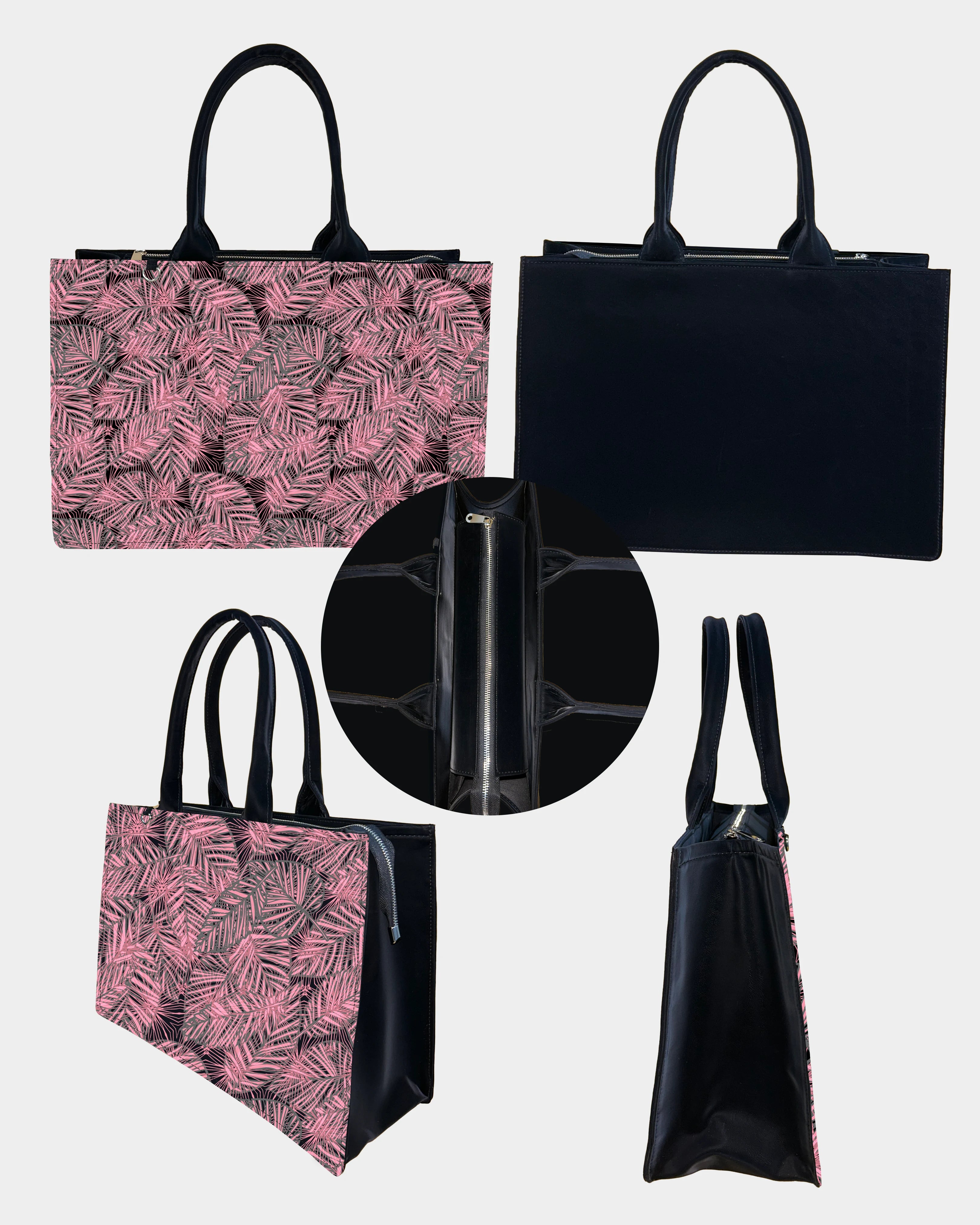 Boho Leaf Pattern Designer Tote Bag – Stylish & Everyday Use