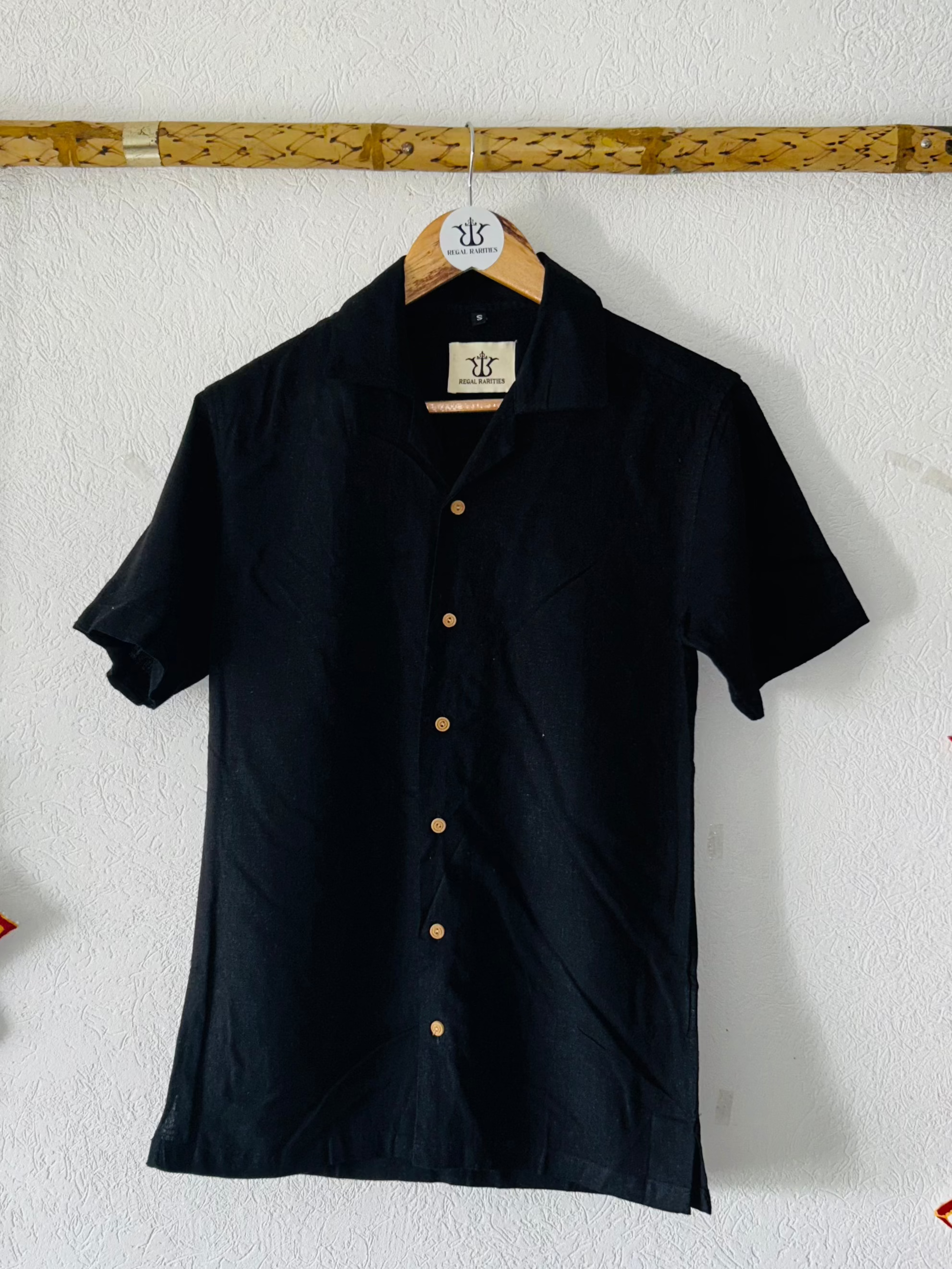 black shirt for men's Regal Rarities