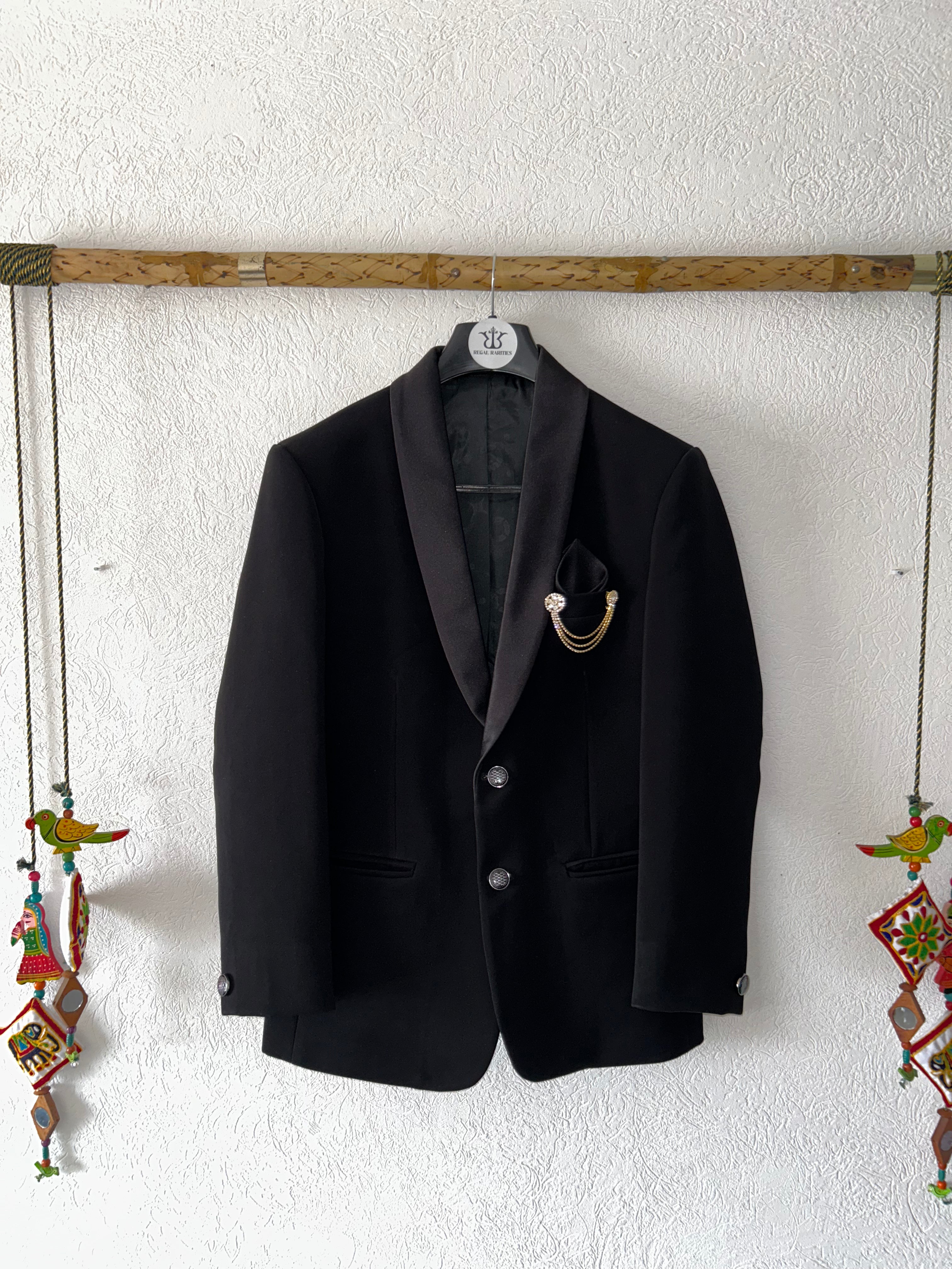 Elegant Premium A Black Blazer