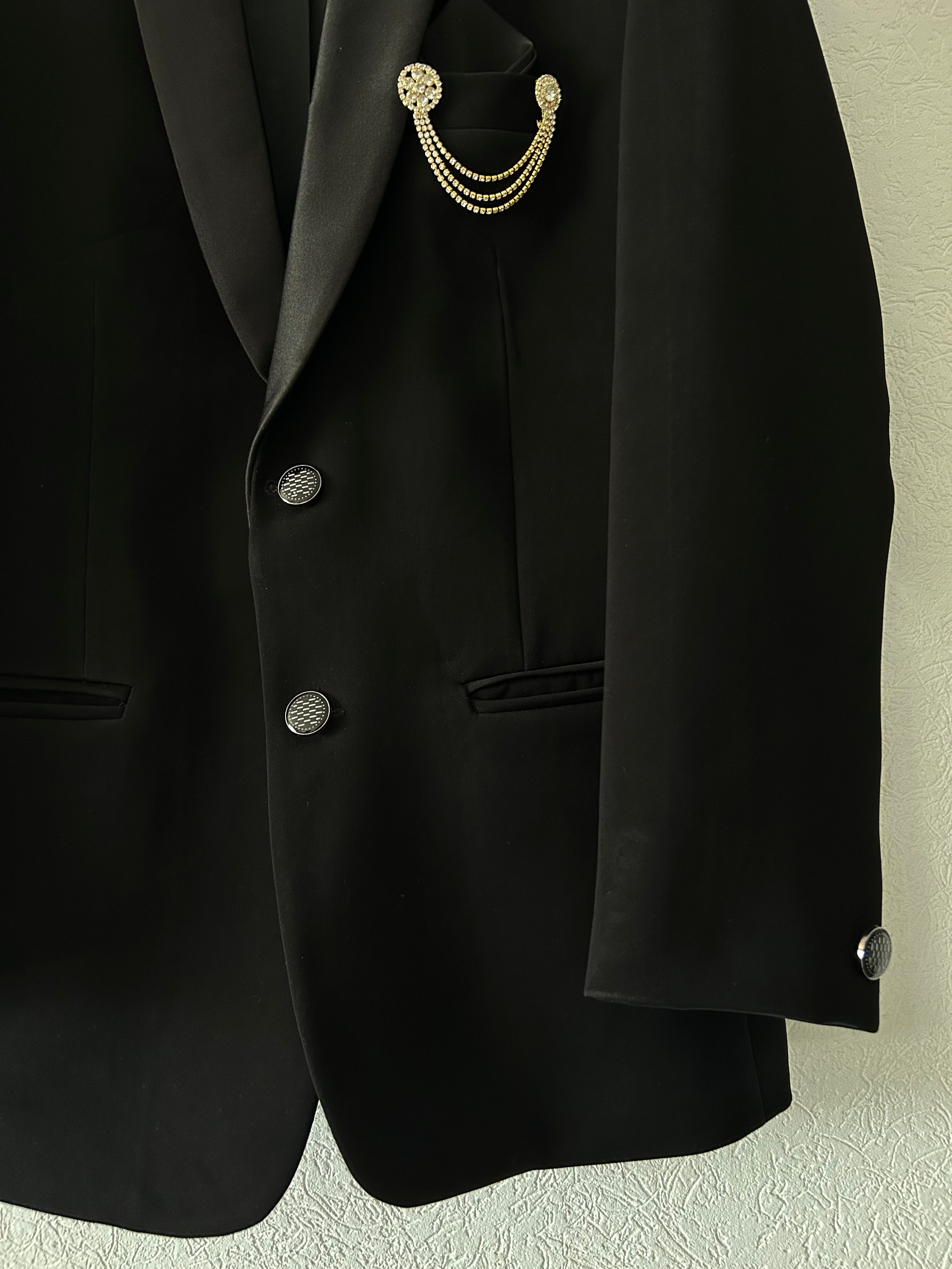Elegant Premium A Black Blazer