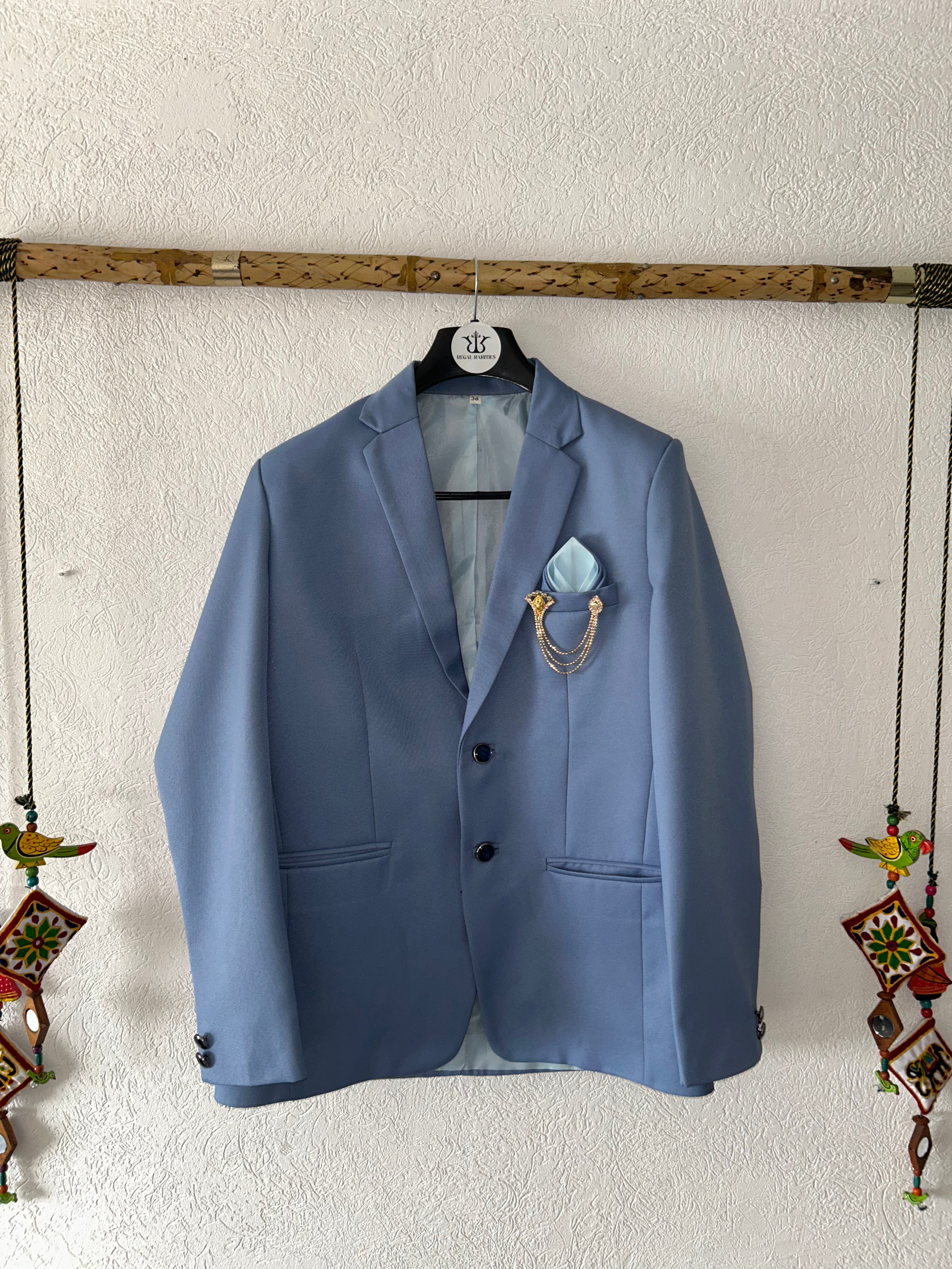 Elegant Navy Blue Blazer