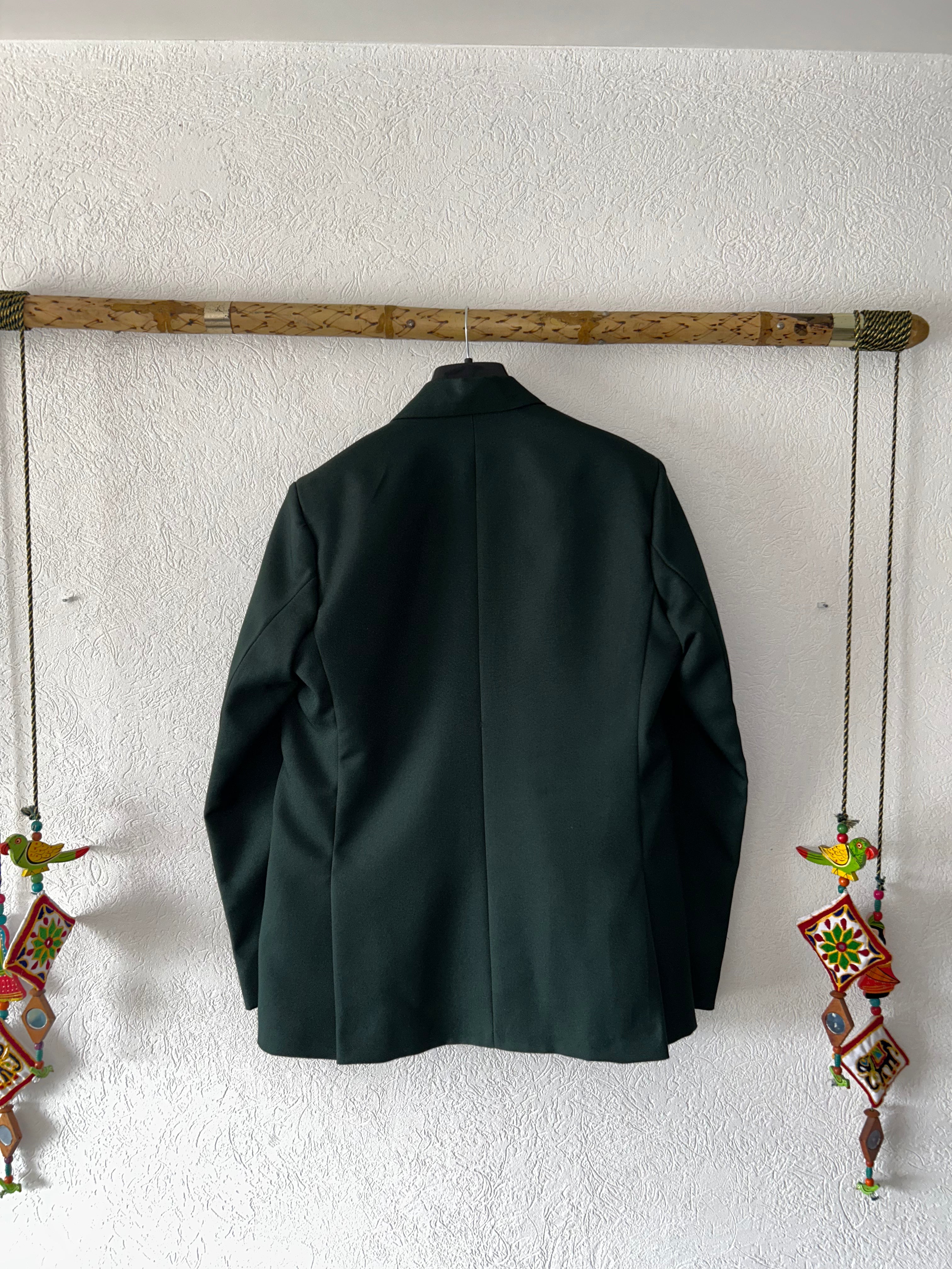 Elegant Dark Green Blazer