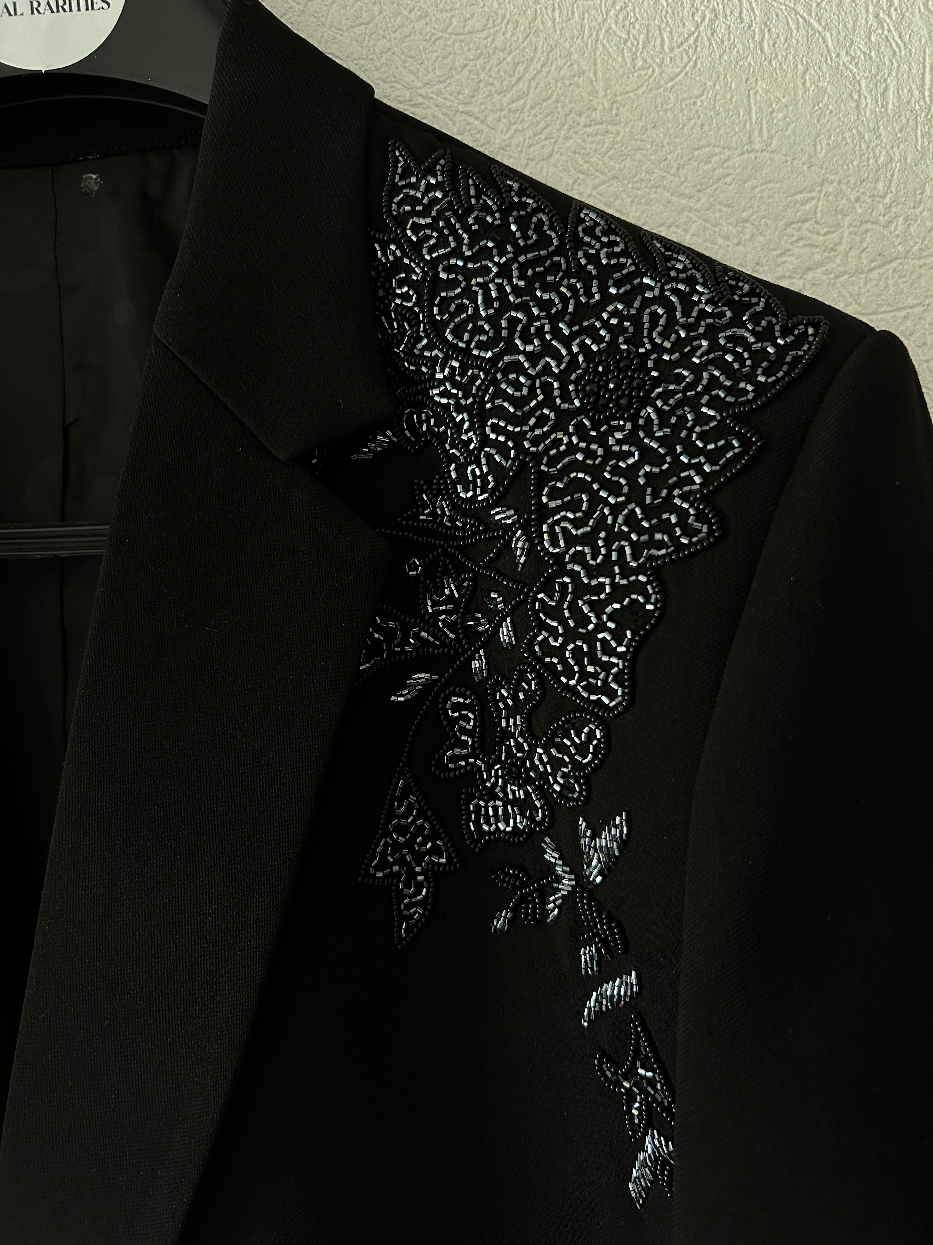 The Enchanted Bloom – Hand Embroidered A Blazer