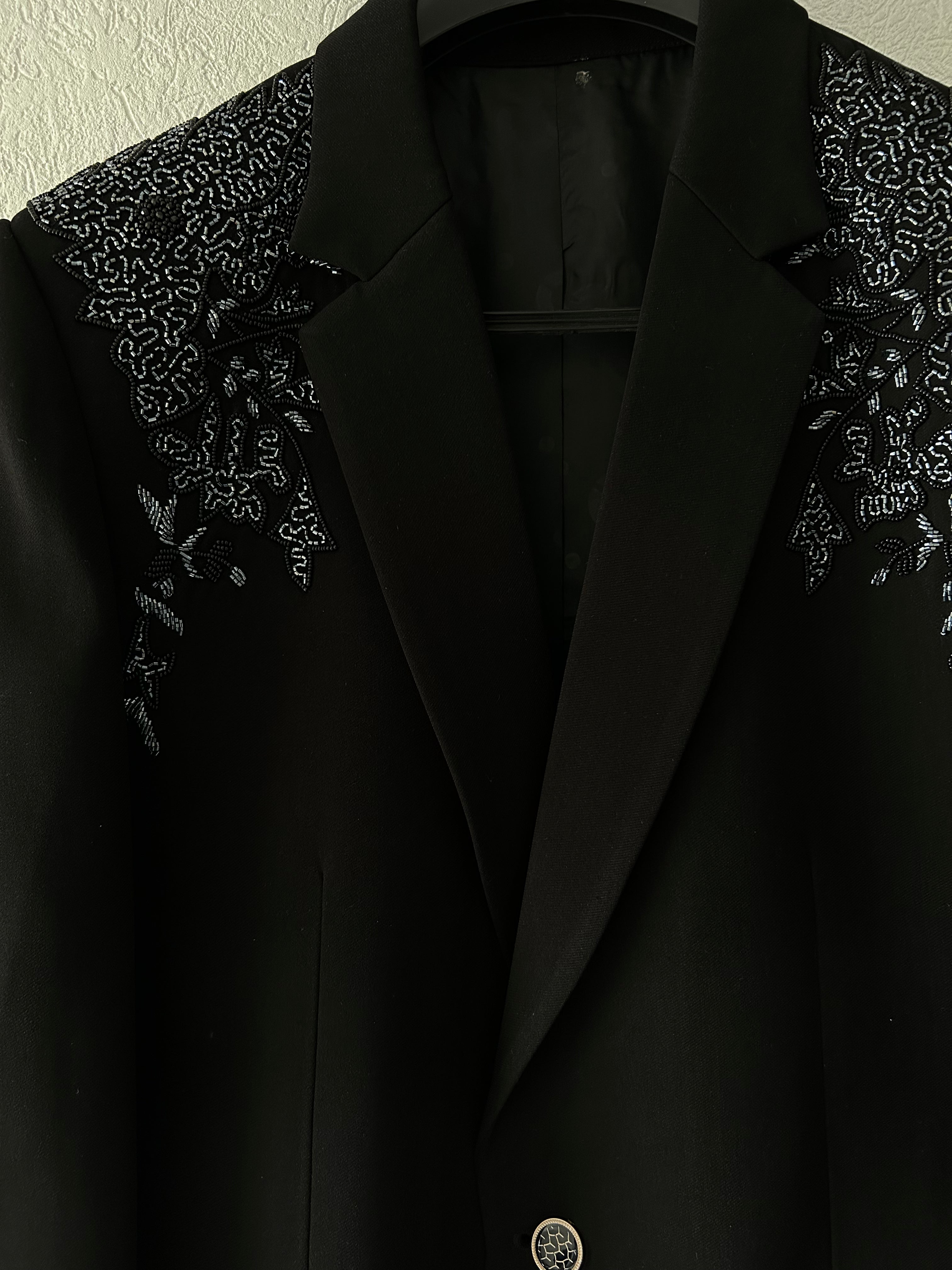 The Enchanted Bloom – Hand Embroidered A Blazer