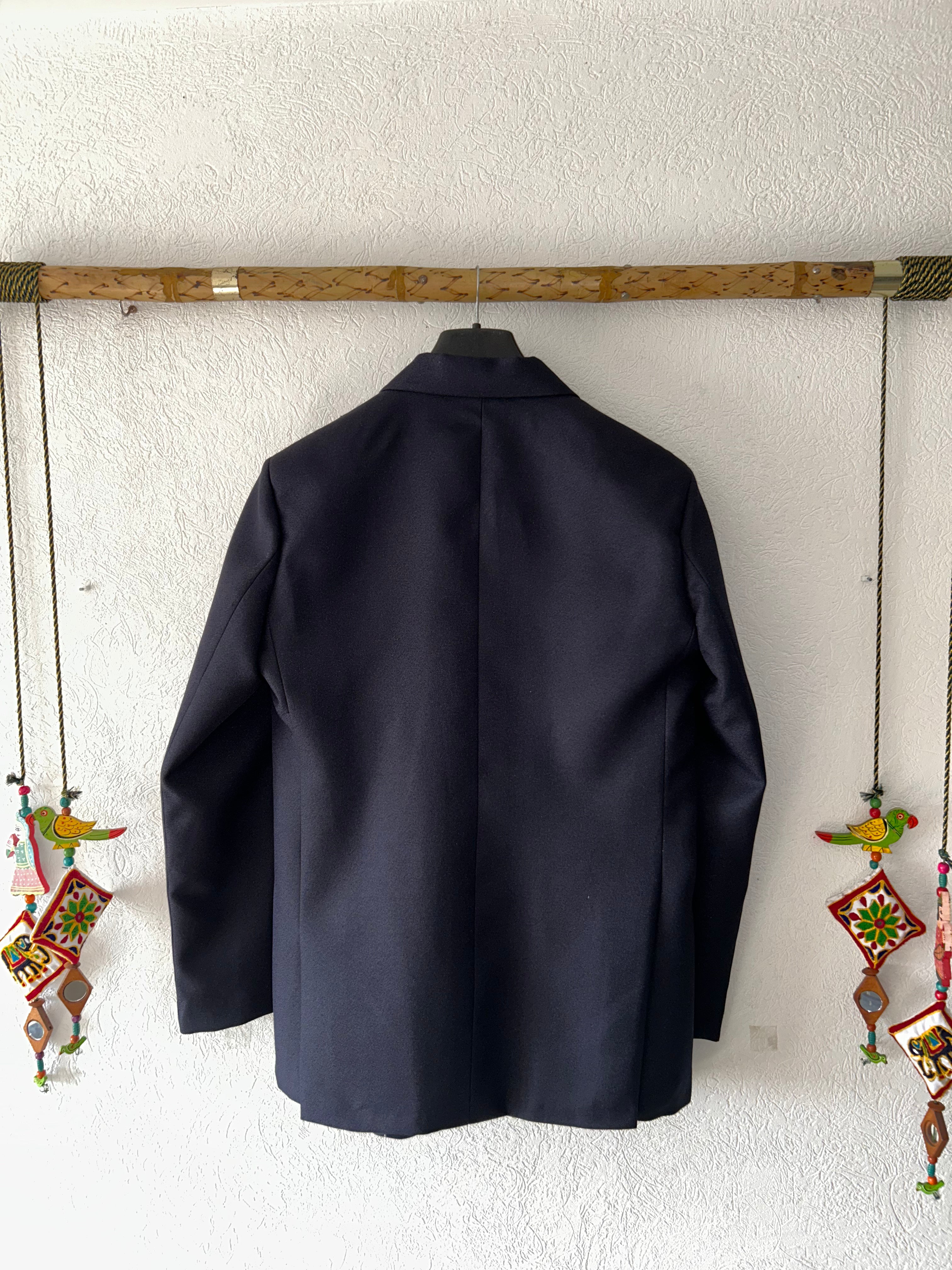 Le Leafy Breeze – Hand Embroidered Blazer