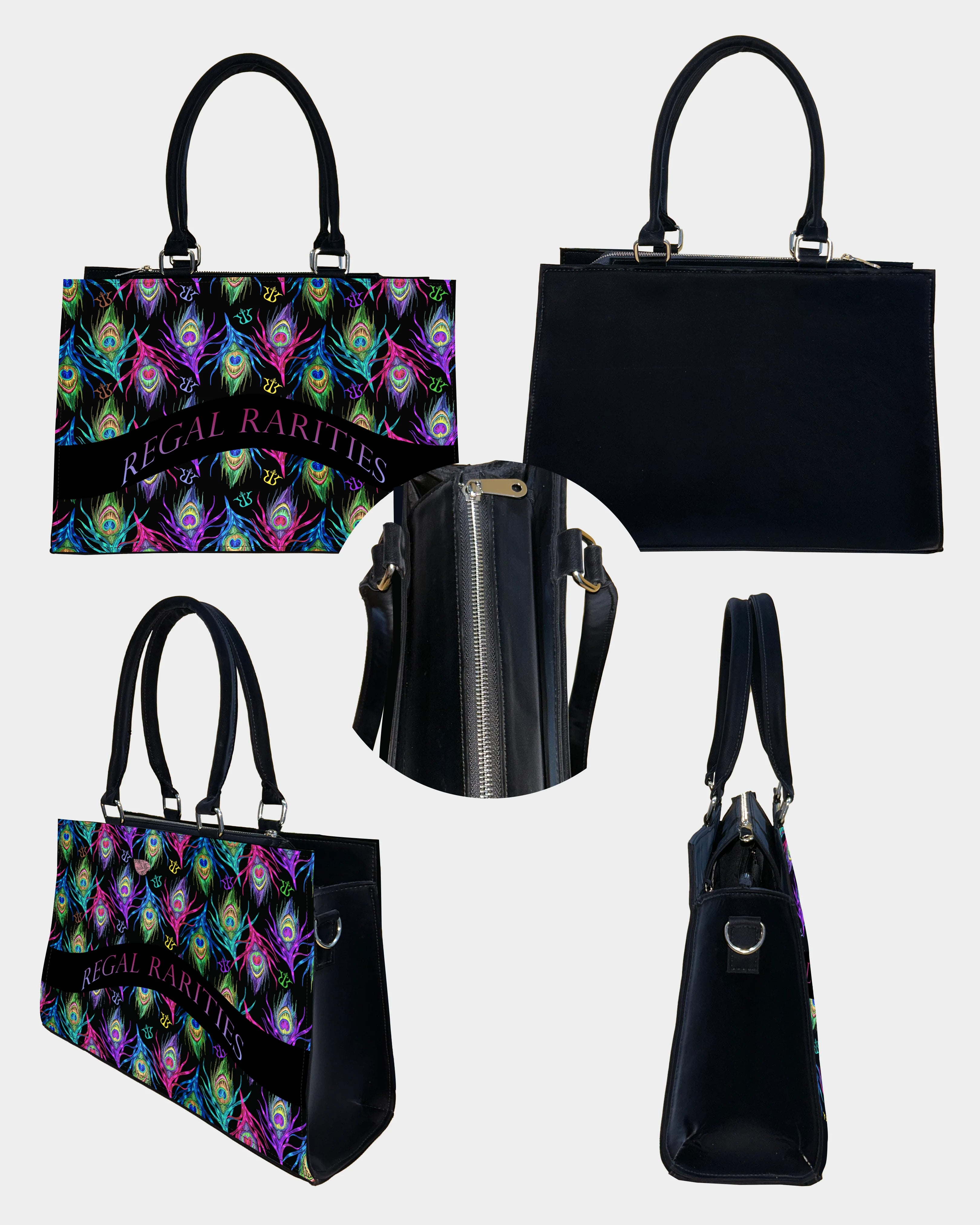 Ethnic Peacock Feather Customized Crossbody Sling Bag – Elegant Festival Look