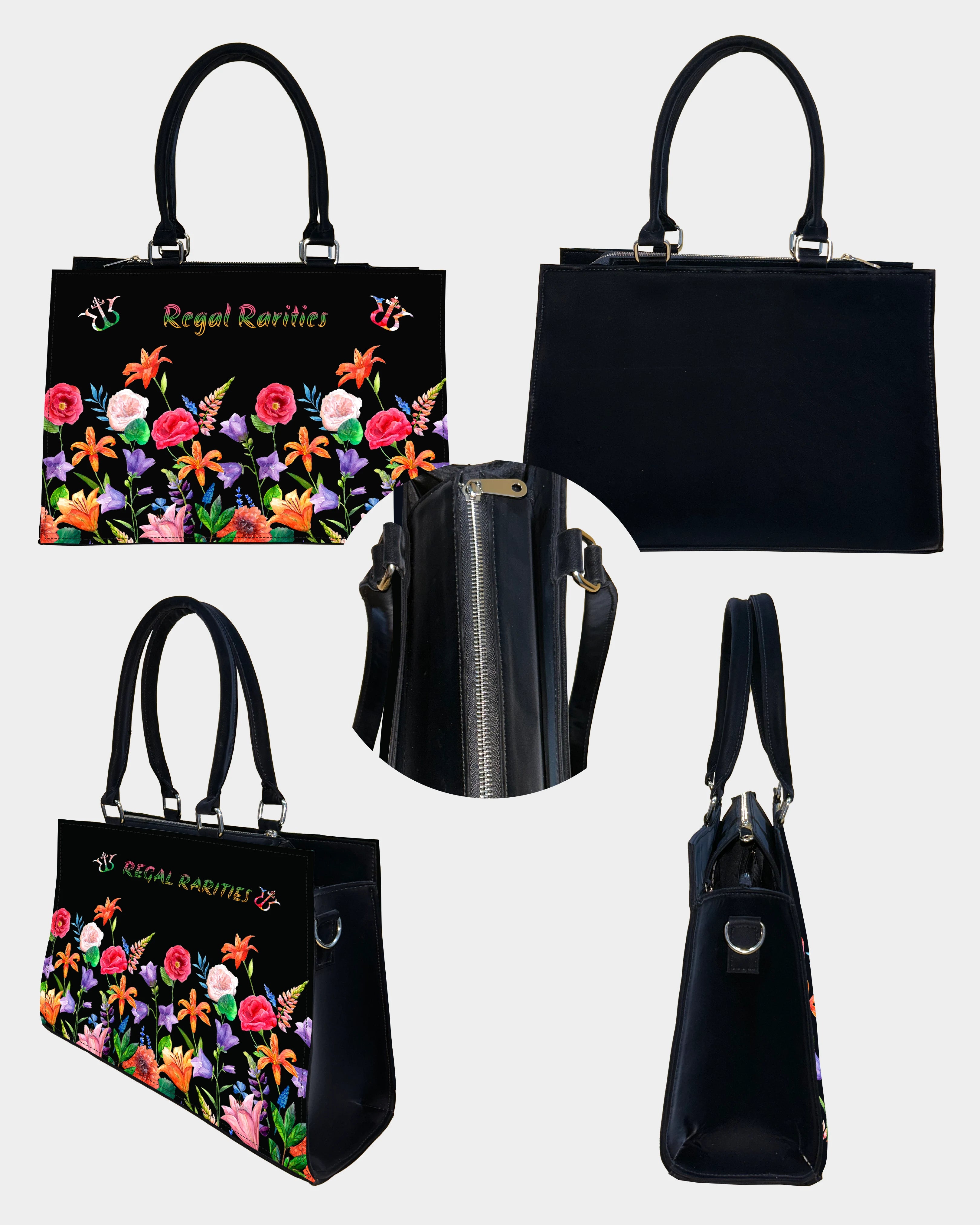 Modern Watercolor Floral Customized Crossbody Sling Bag – Statement Artistic Style