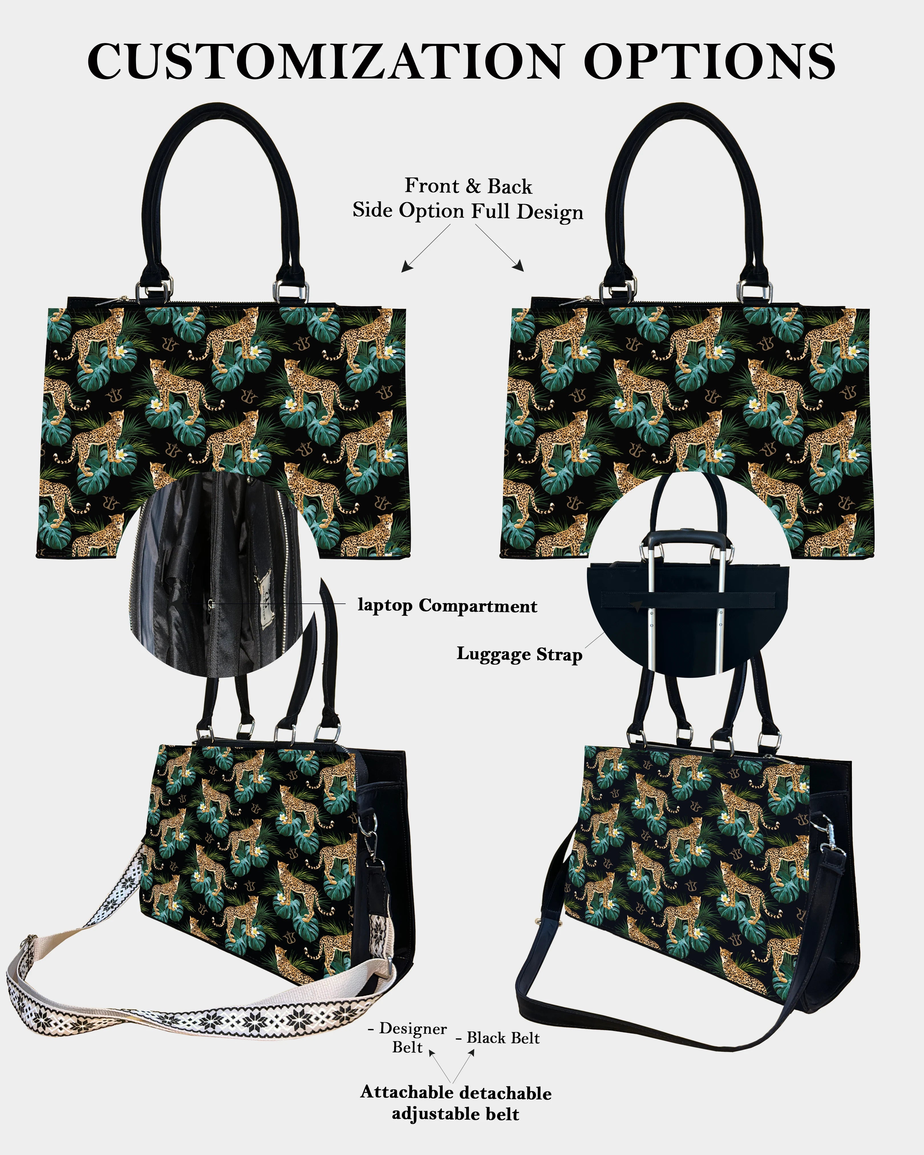 Leopard Crossbody Designer Sling Bag – Trendy & Stylish