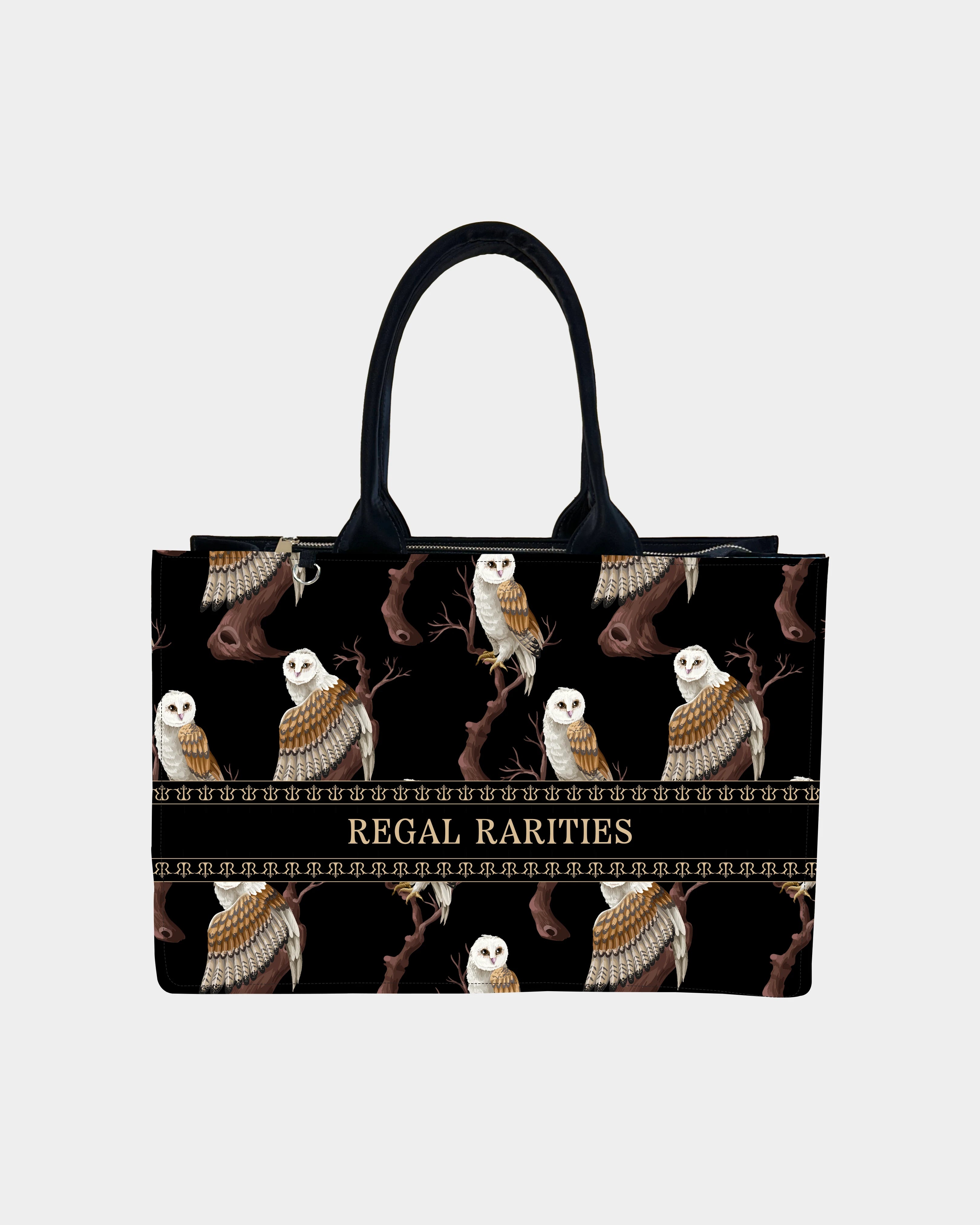 Owl in the Dark Customized Tote Bag – Magical Nocturnal Mood