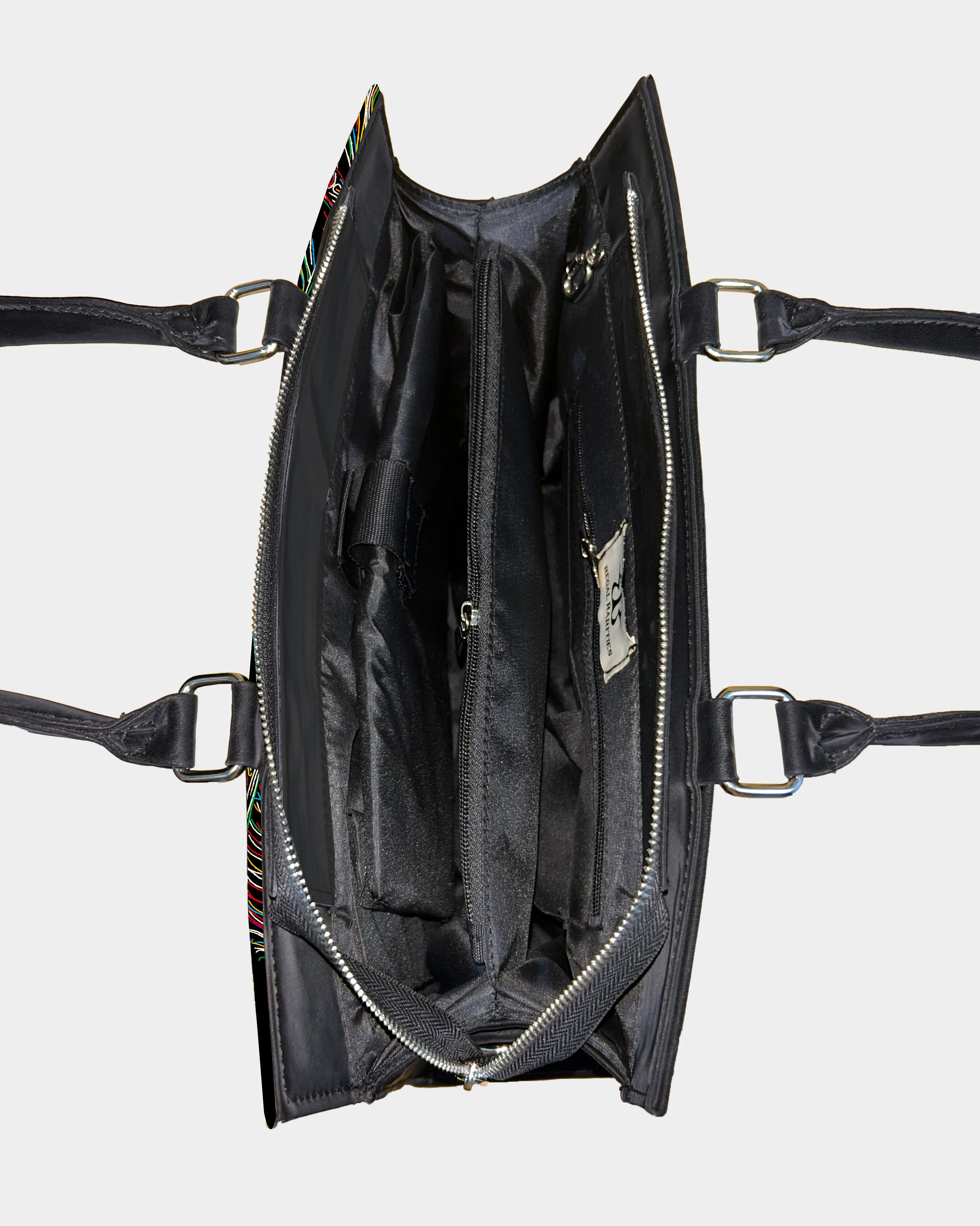 Colorful Fish Skeleton Designer Crossbody Sling Bag – Artistic & Edgy Design