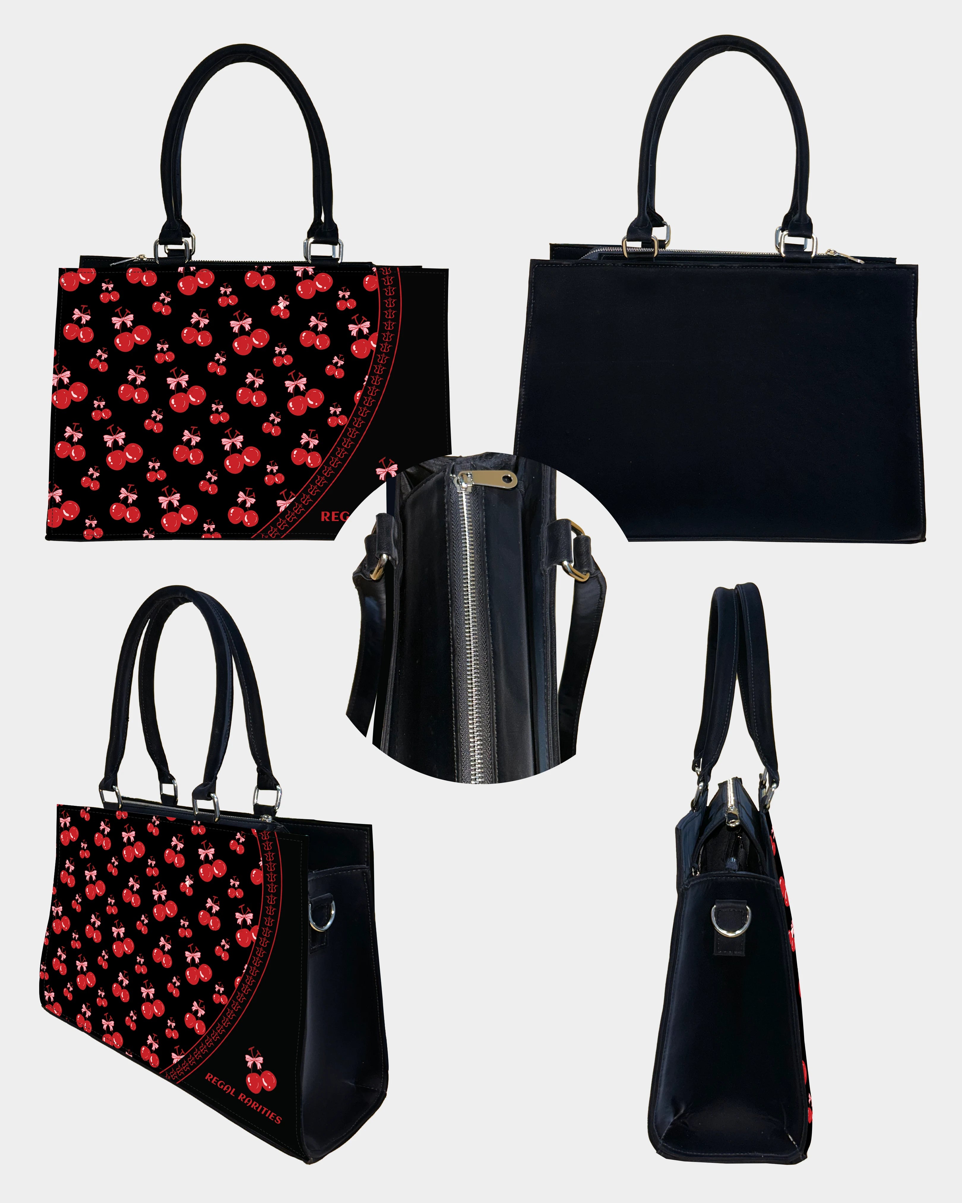 Cherry Love Bow Customized Crossbody Sling Bag – Cute & Trendy Design