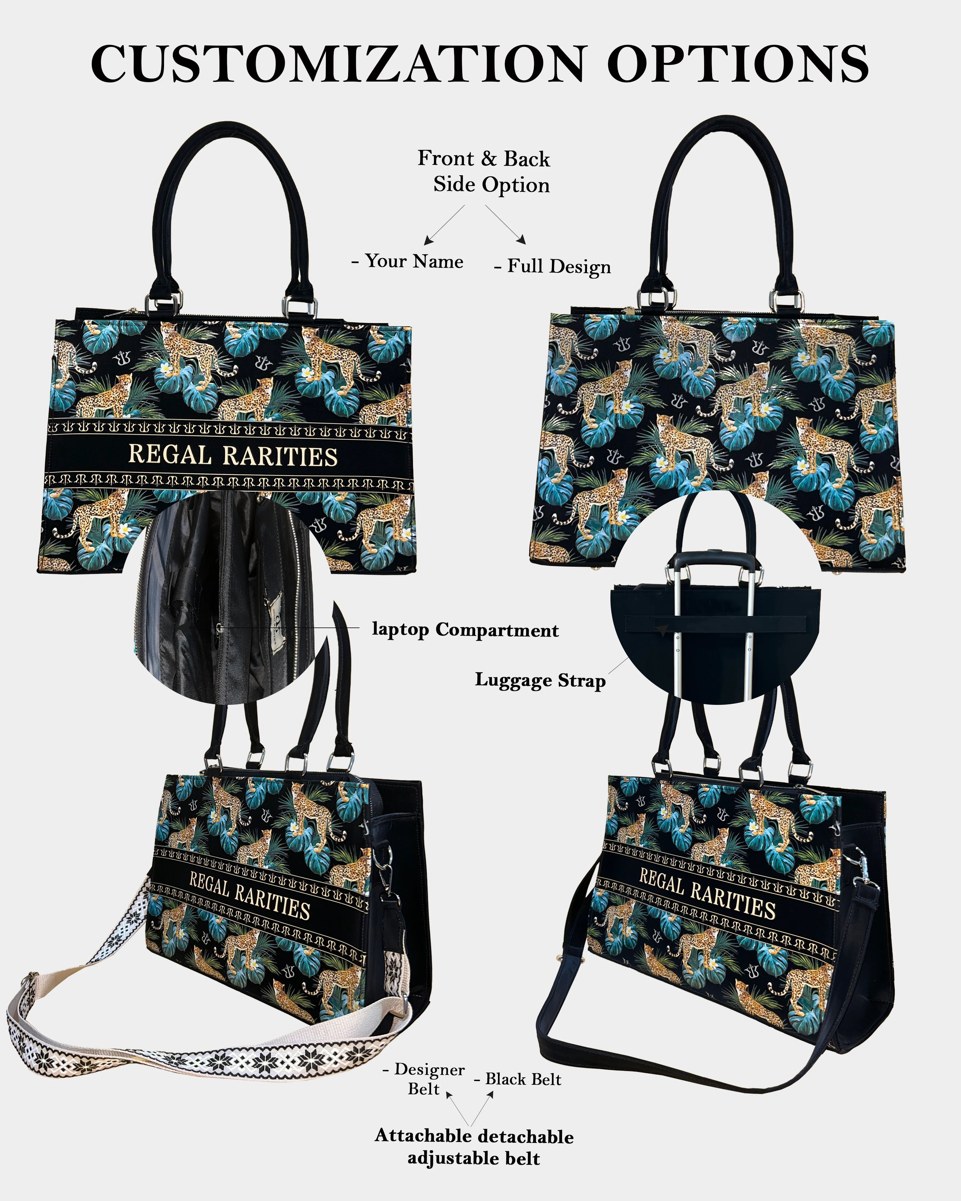 Leopard Crossbody Customized Sling Bag – Trendy & Stylish
