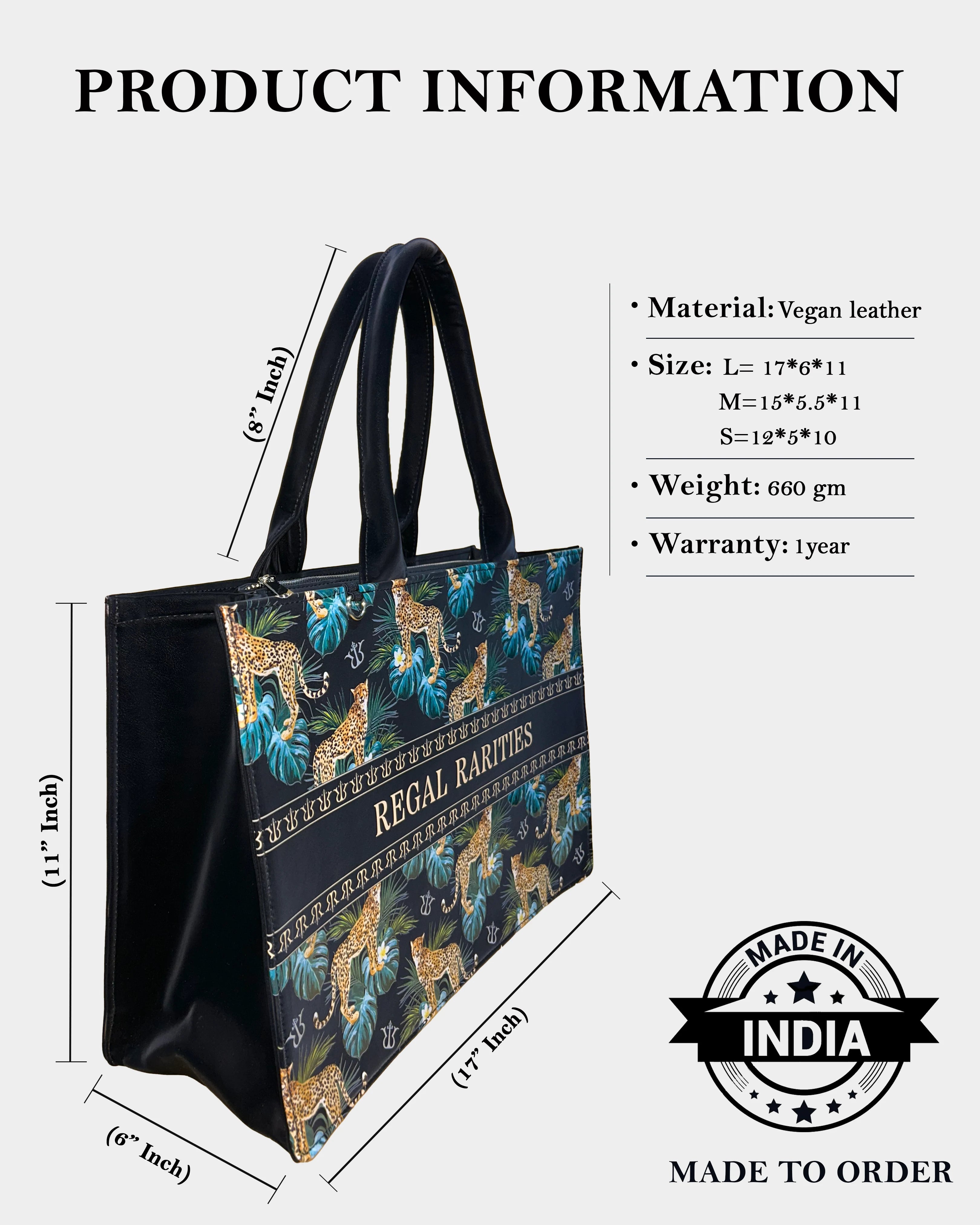 Leopard Customized Tote Bag – Trendy & Stylish