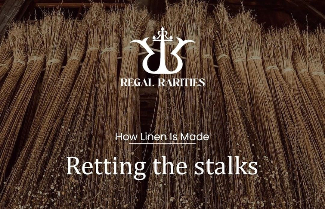 Details of Retting: Preparing the Flax Fibers for Linen Fabrics