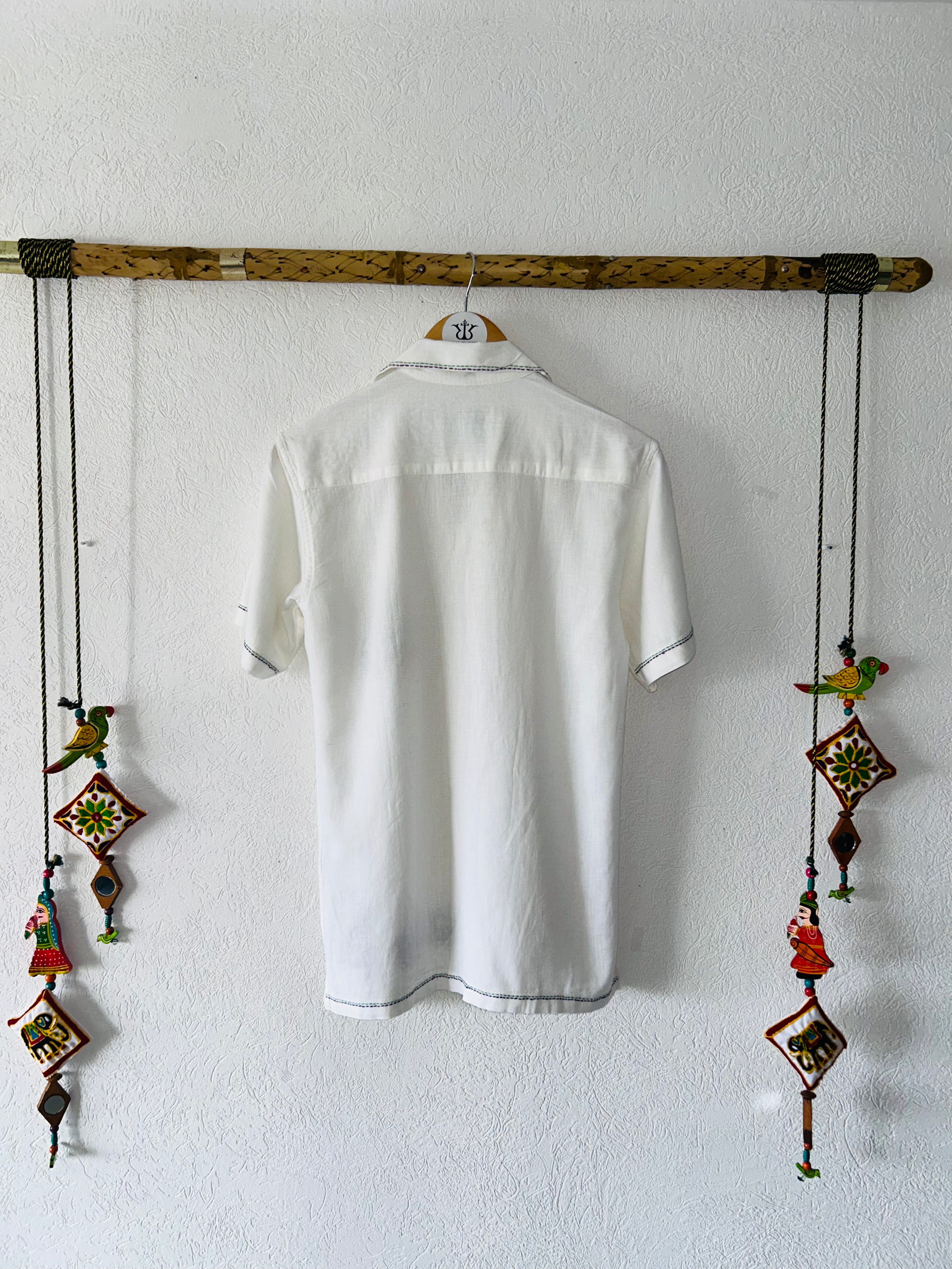 "Heritage Artisan" Hand Embroidered Shirt