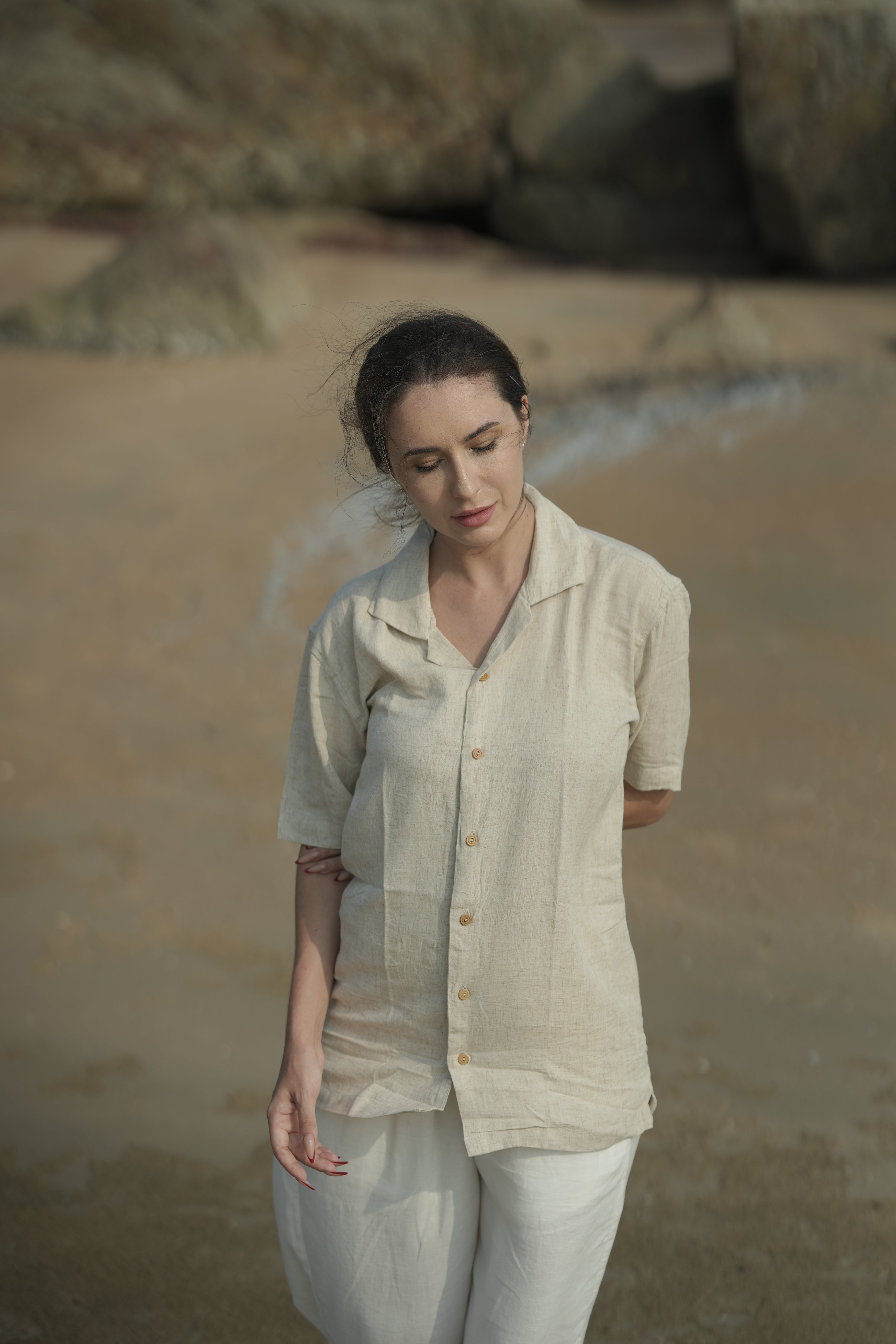 linen shirt for women's Regal Rarities