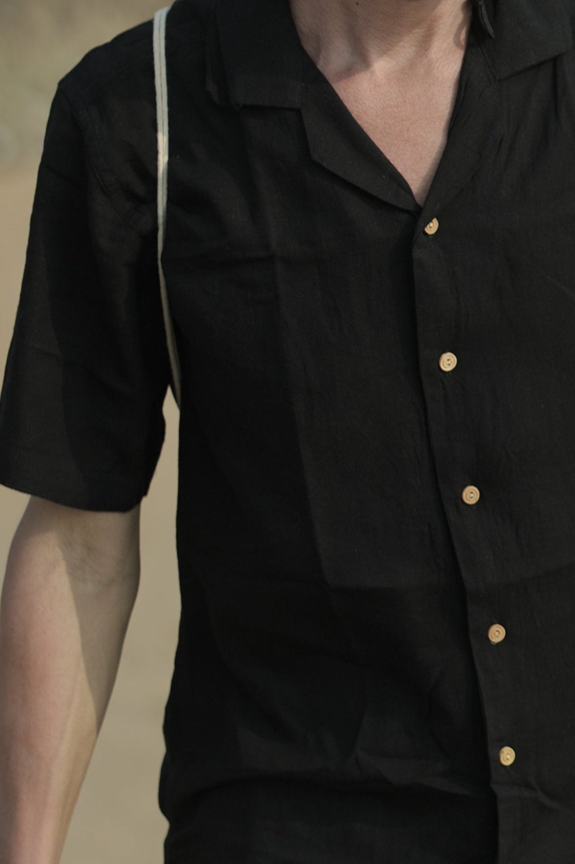 black linen shirt for men's Regal Rarities