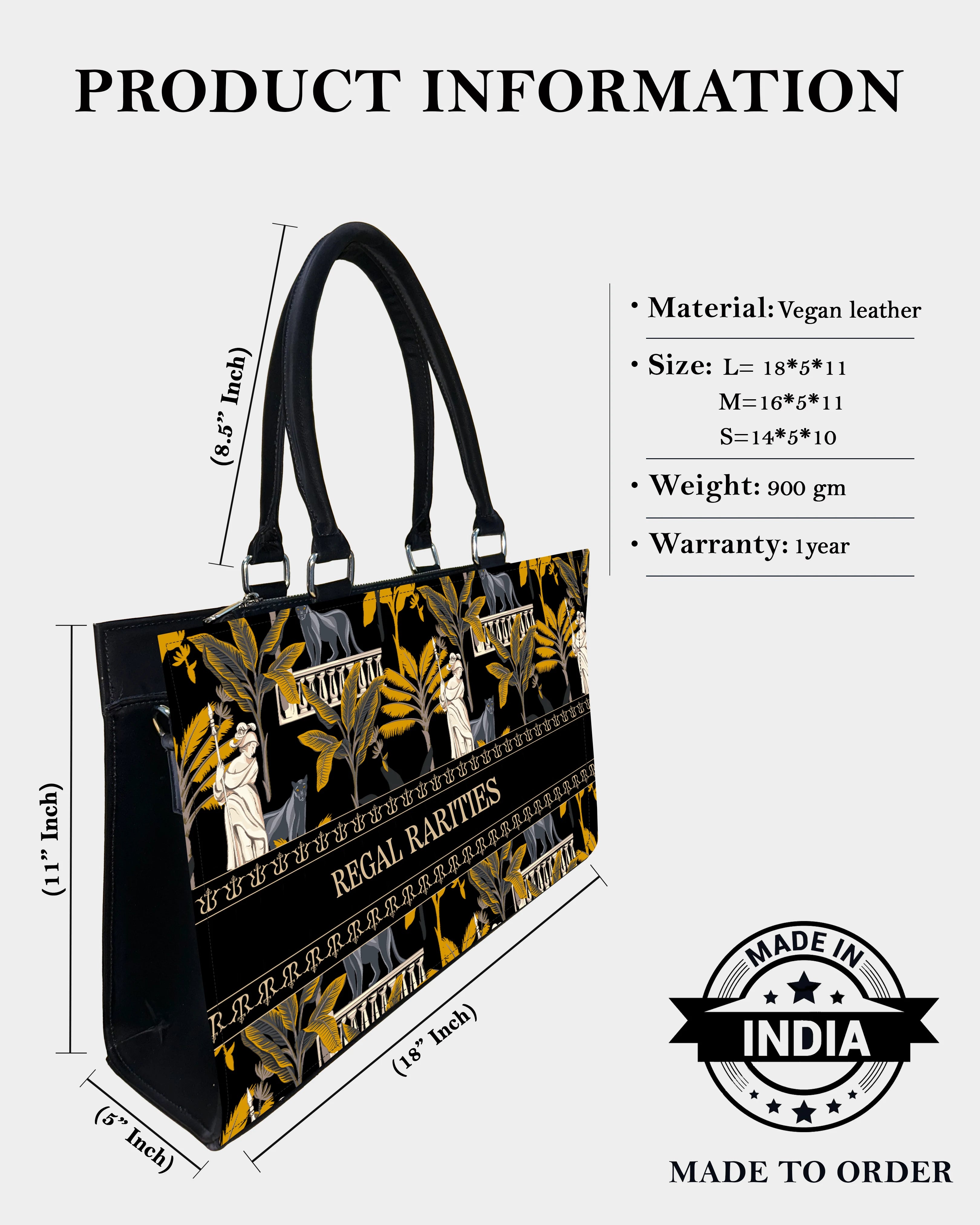 Black Panther & Palm Tree Customized Crossbody Sling Bag-Sweet & Colorful Design