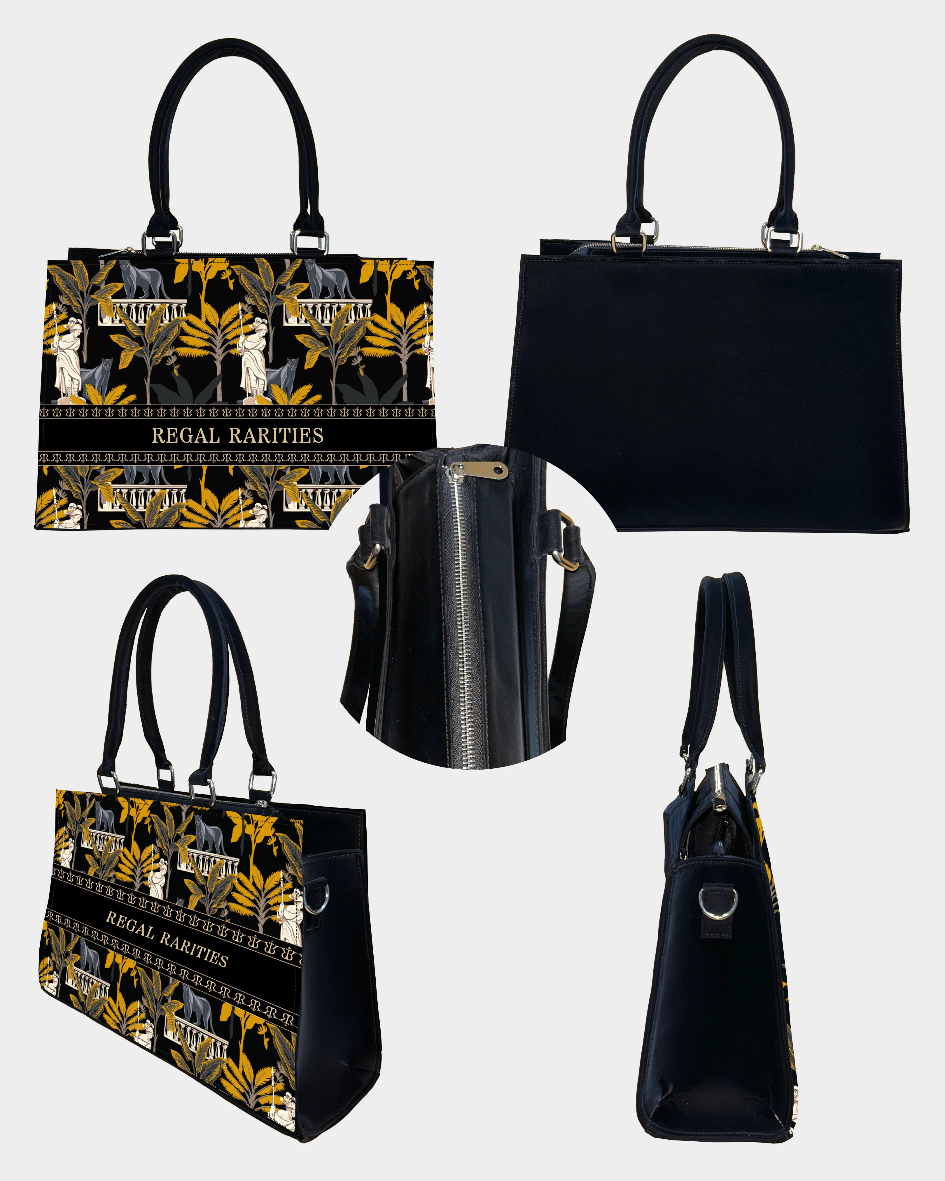 Black Panther & Palm Tree Customized Crossbody Sling Bag-Sweet & Colorful Design