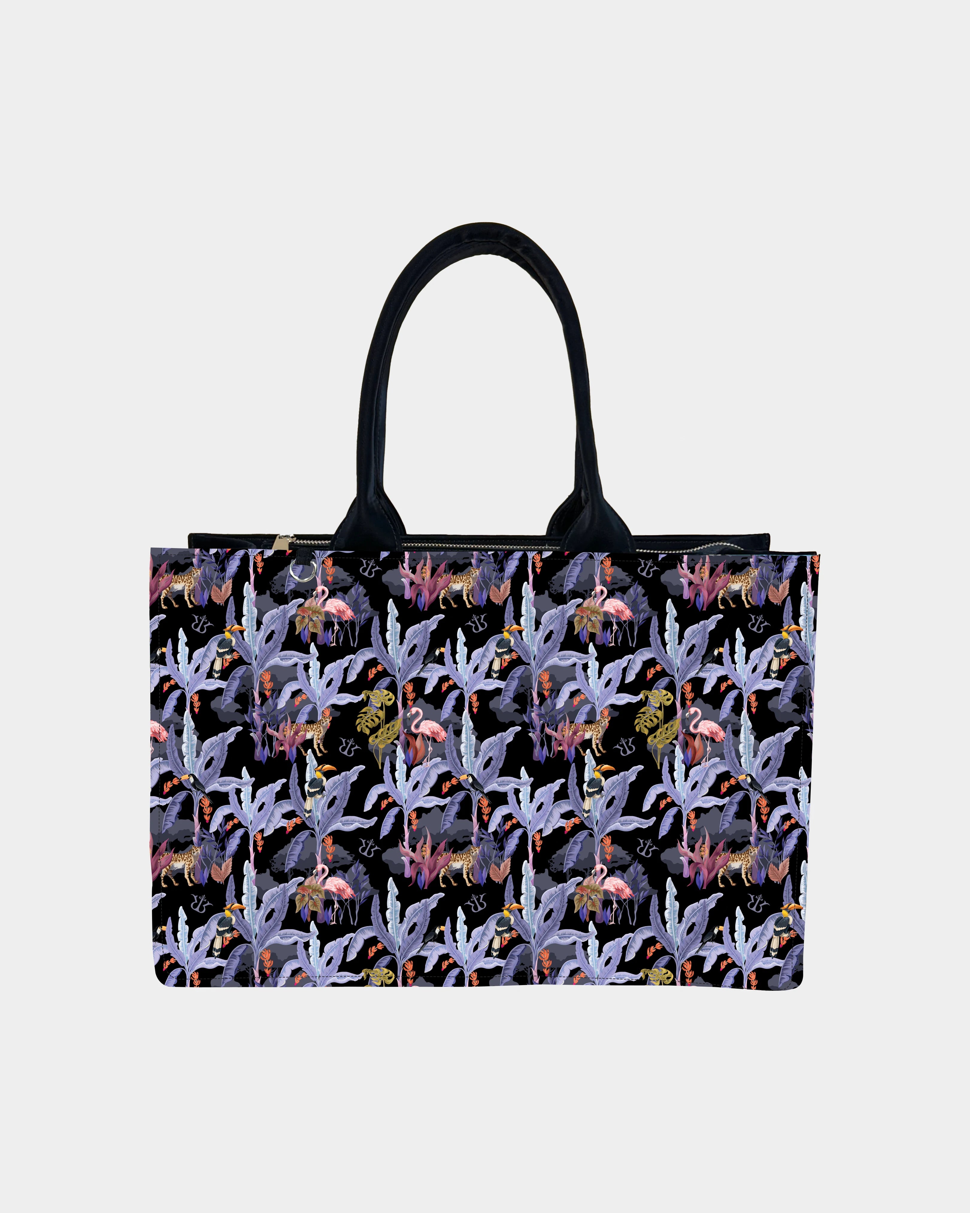 Lavender Safari Designer Tote Bag – Creative Gift Idea