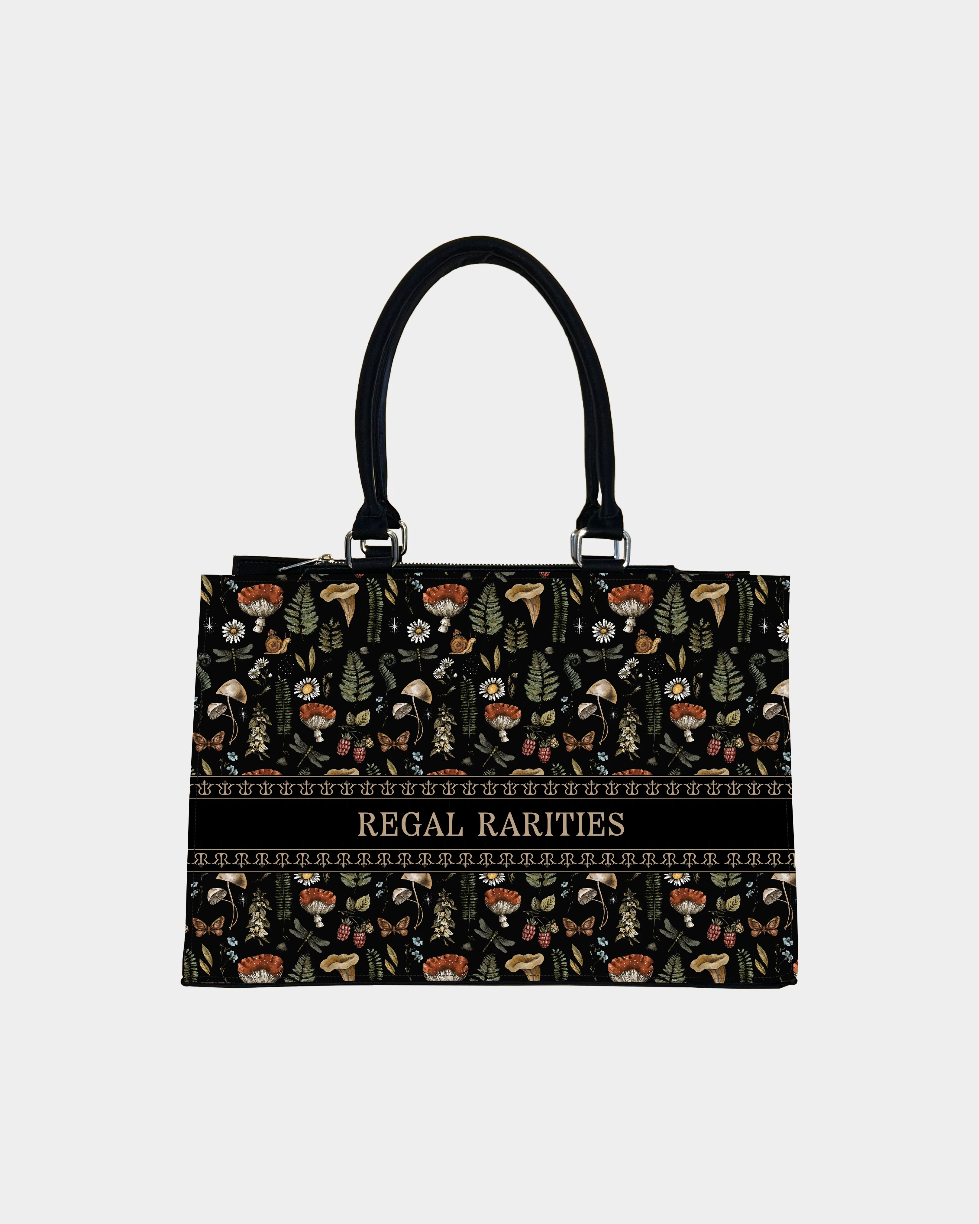 Mushroom Garden Customized Crossbody Sling Bag Bag – Vintage & Nature-Inspired