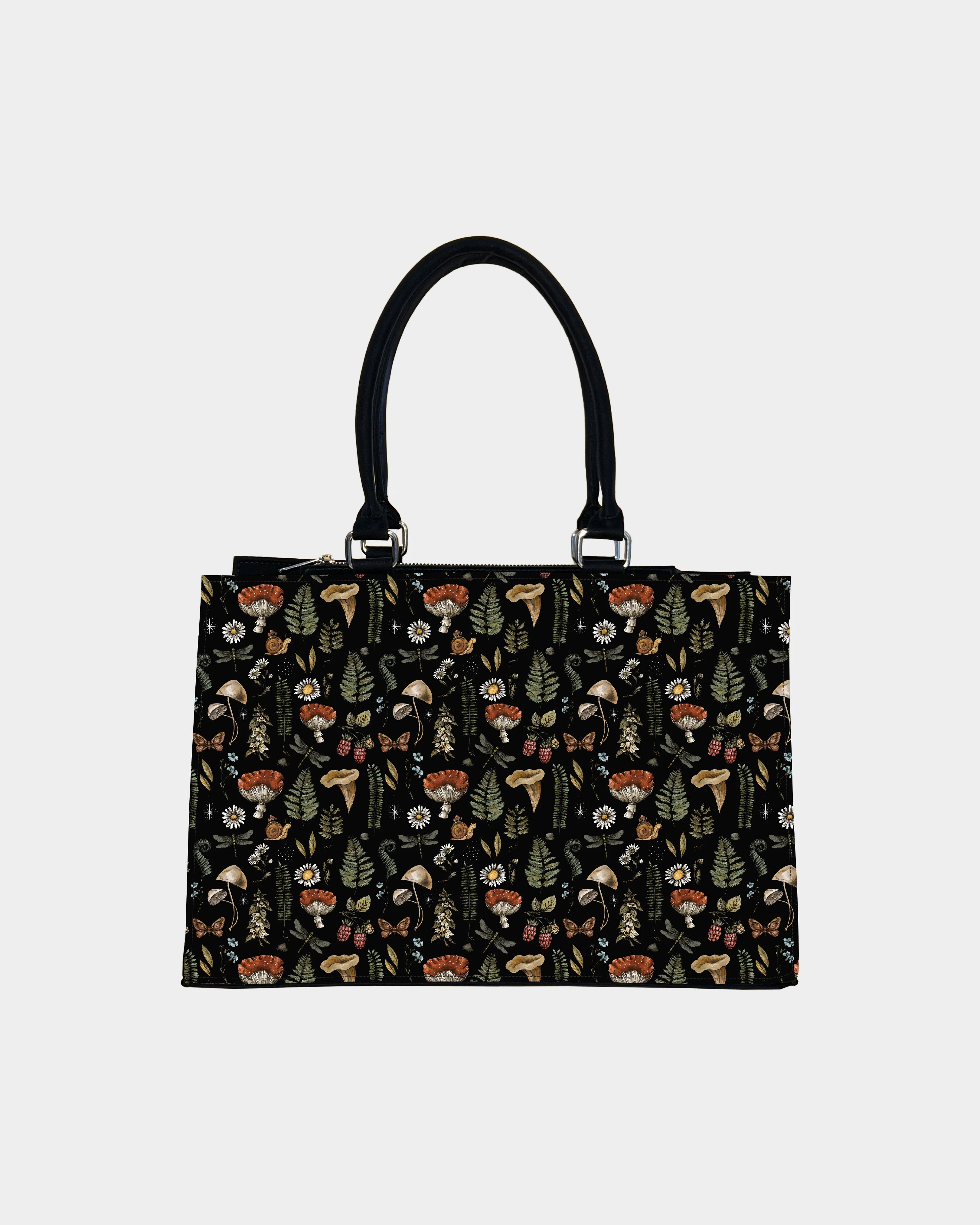 Mushroom Garden Designer Crossbody Sling Bag Bag – Vintage & Nature-Inspired