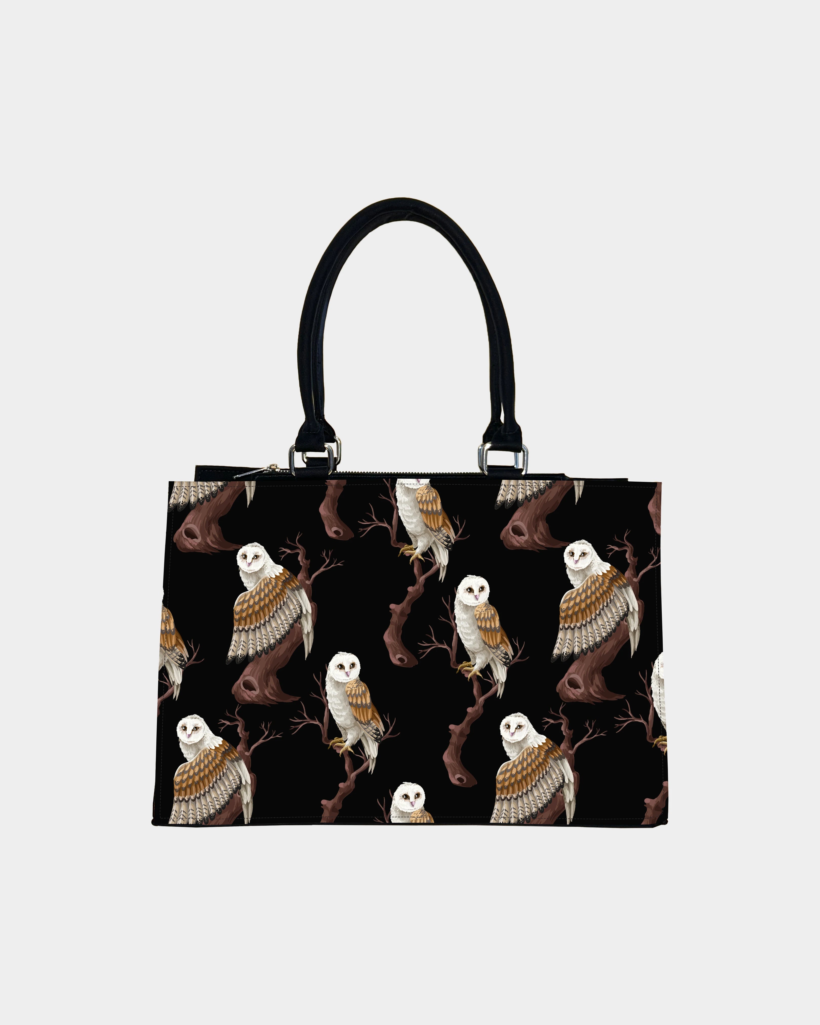Owl in the Dark Designer Crossbody Sling Bag – Magical Nocturnal Mood