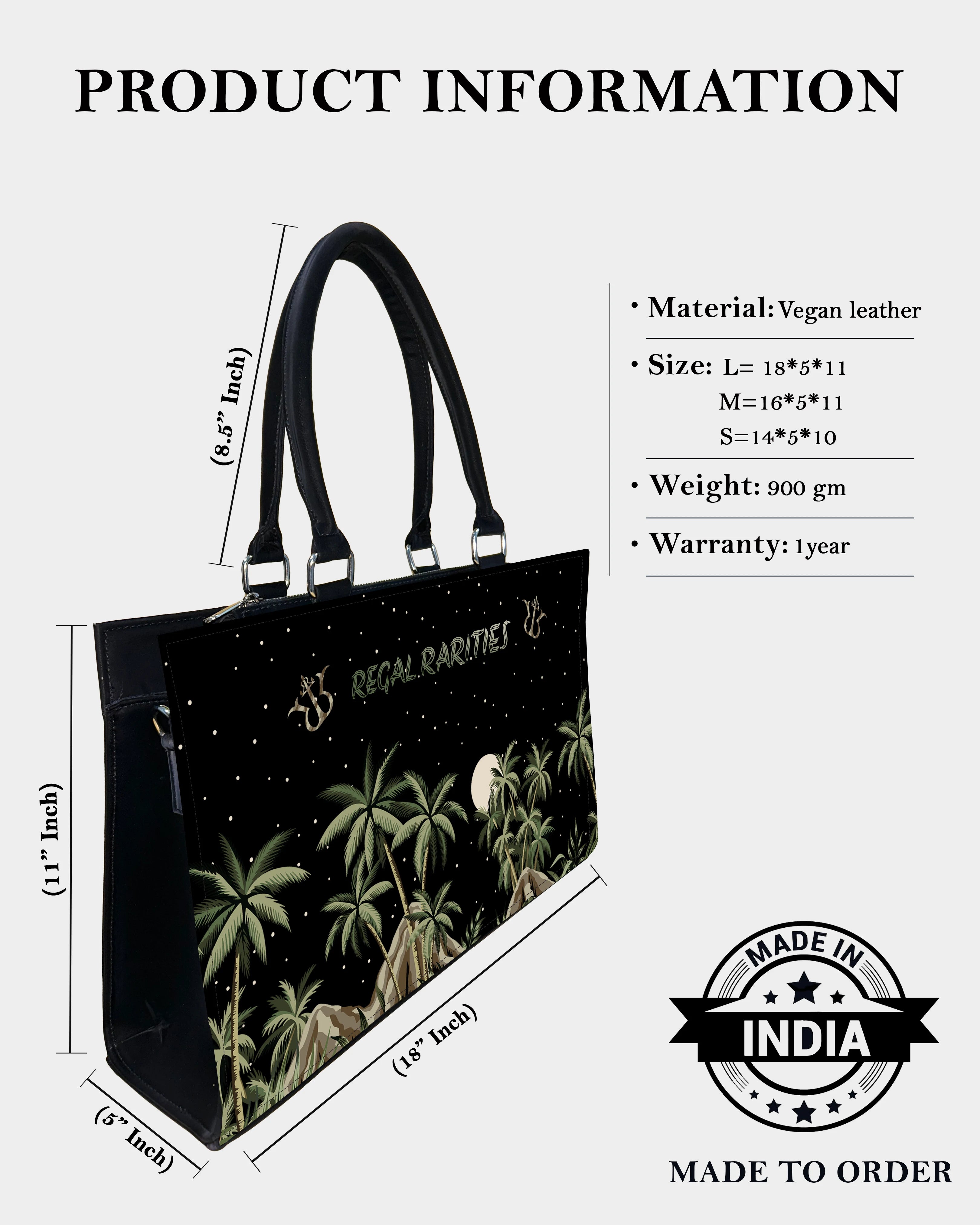 Palm Grove Under the Moon Customized Crossbody Sling Bag –  Wild Nature Night Scene