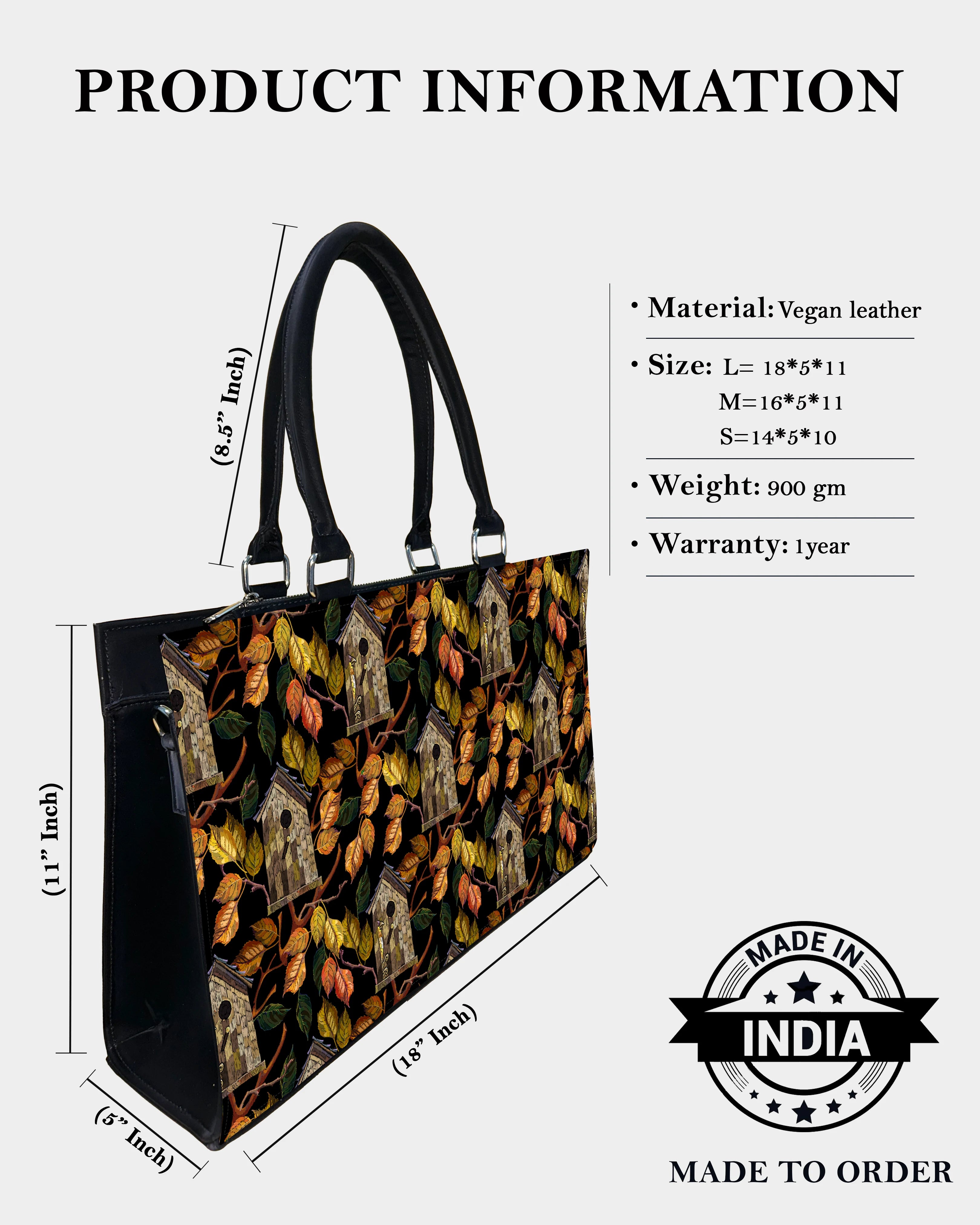 Rustic Birdhouse Designer Crossbody Sling Bag – Autumn Forest Vibes