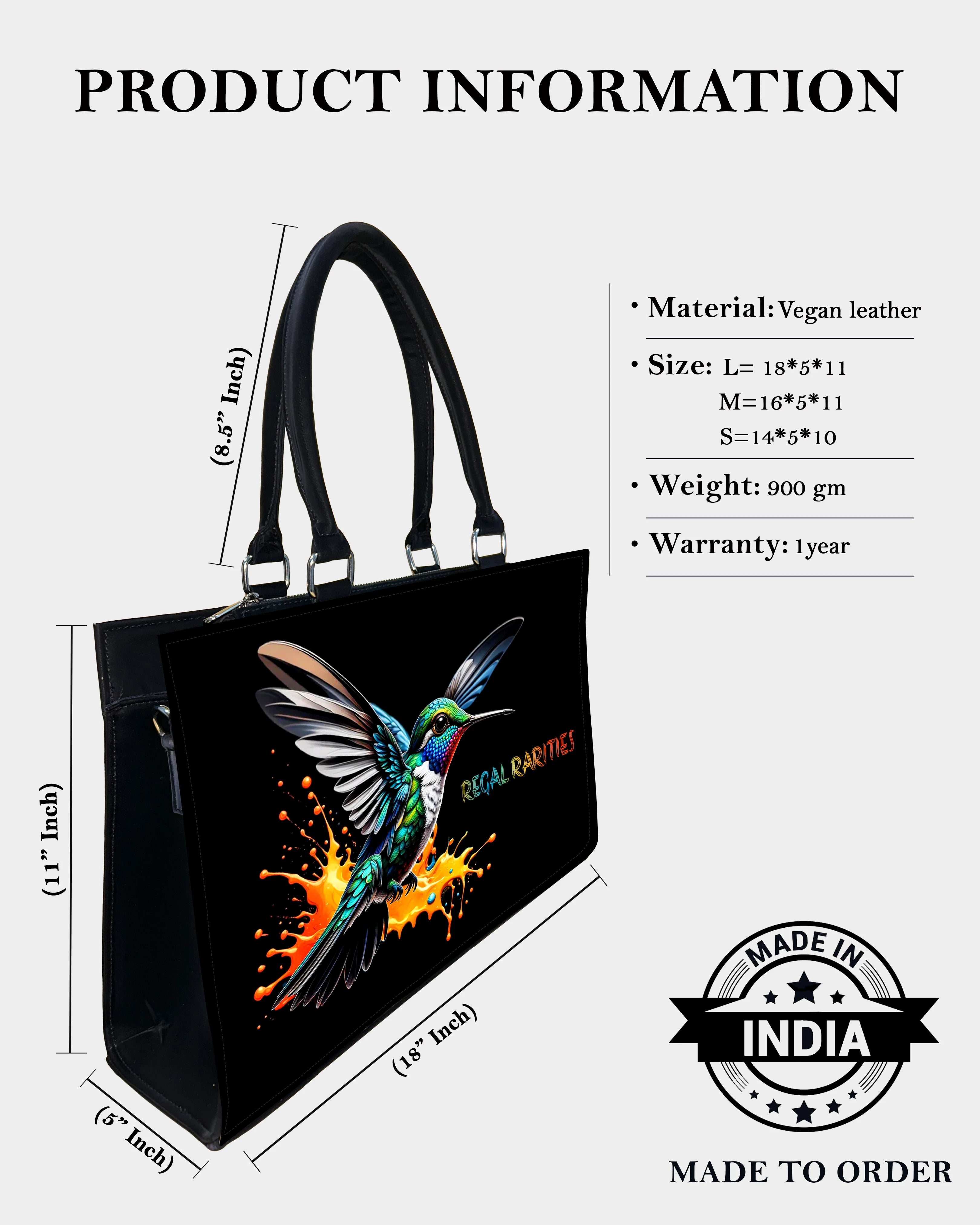 Sky Splash Hummingbird Customized Crossbody Sling Bag– A Burst of Freedom